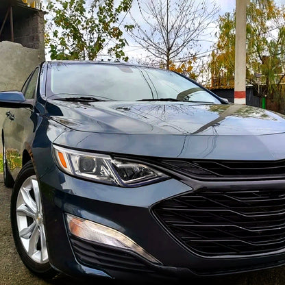 2019-2024 Chevrolet Malibu Switchback Sequential LED Turn Signal Projector Headlights (Chrome Housing/Clear Lens)