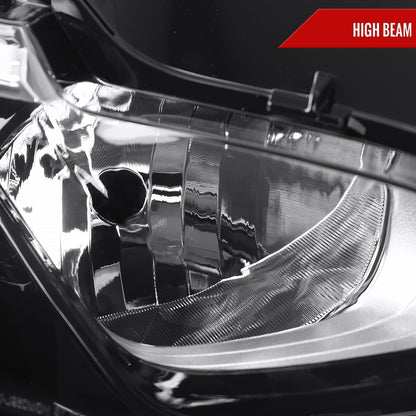 2019-2024 Chevrolet Malibu Factory Style Projector Right Passenger Side Headlight (Glossy Black Housing/Clear Lens)