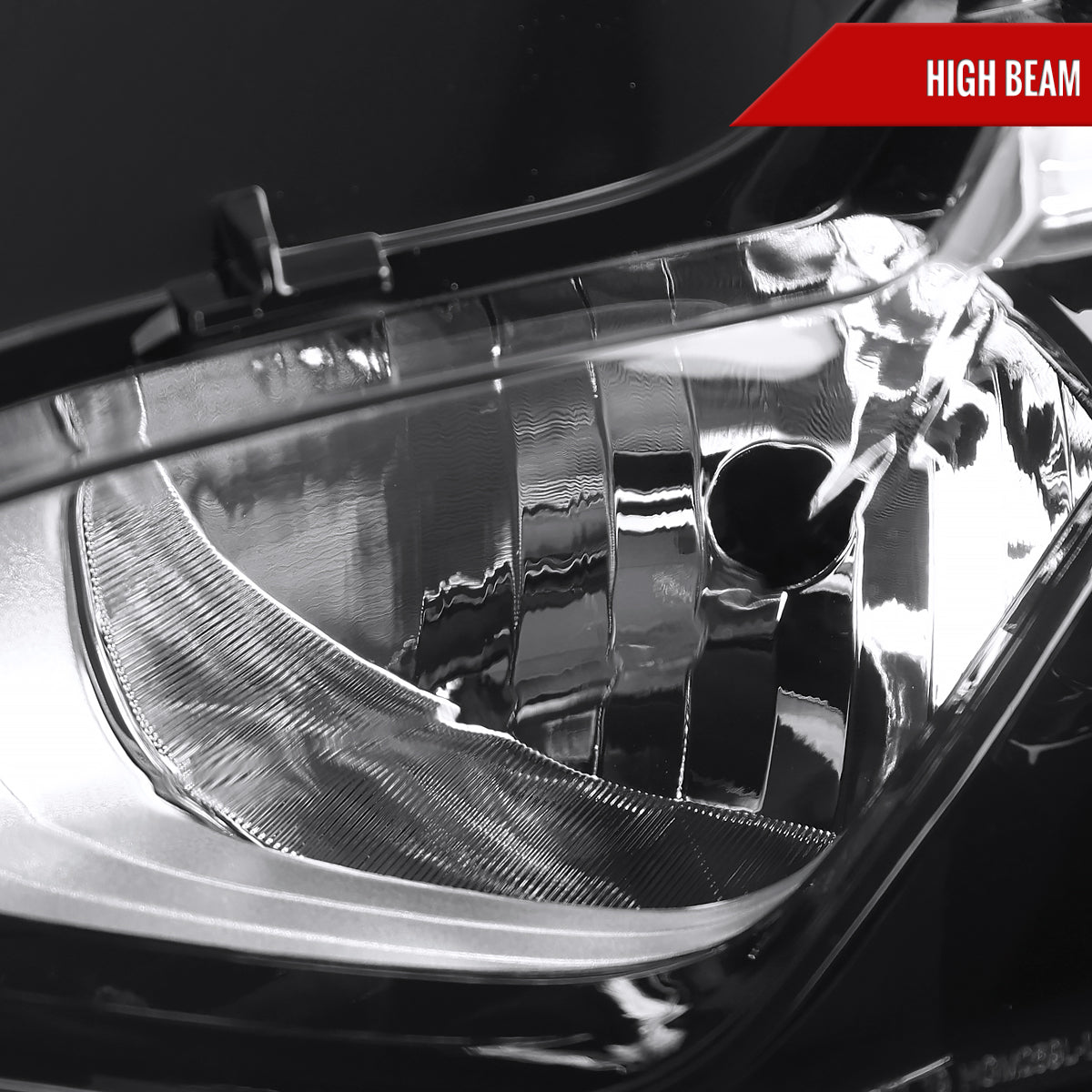 2019-2024 Chevrolet Malibu Factory Style Projector Headlights (Glossy Black Housing/Clear Lens)