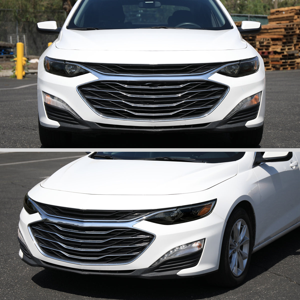 2019-2024 Chevrolet Malibu Factory Style Projector Headlight (Matte Black Housing/Smoked Lens)