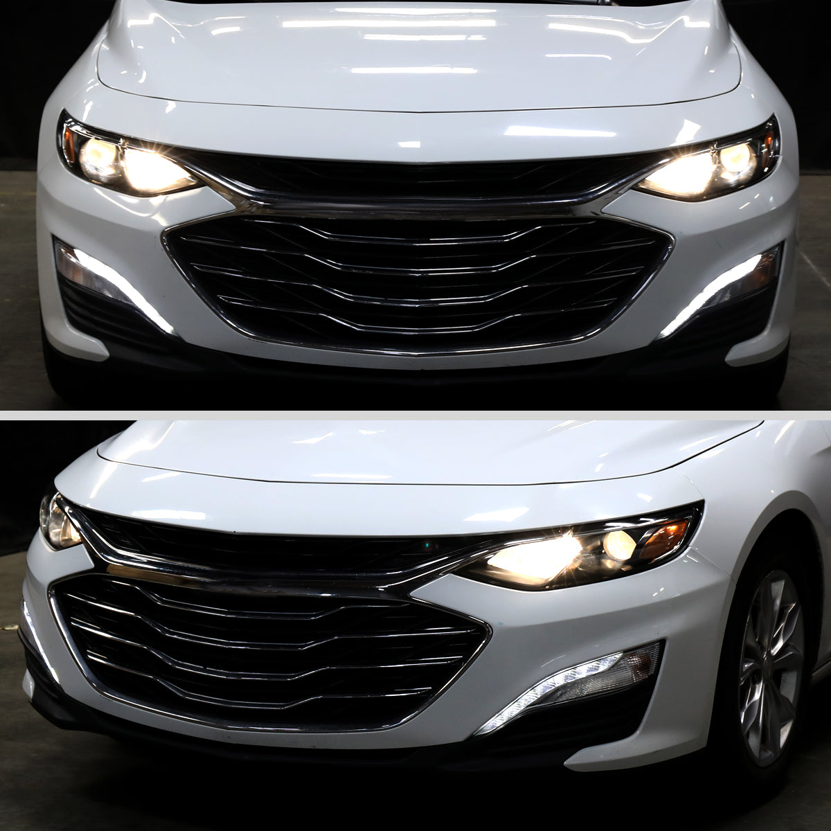 2019-2024 Chevrolet Malibu Factory Style Projector Headlight (Matte Black Housing/Smoked Lens)