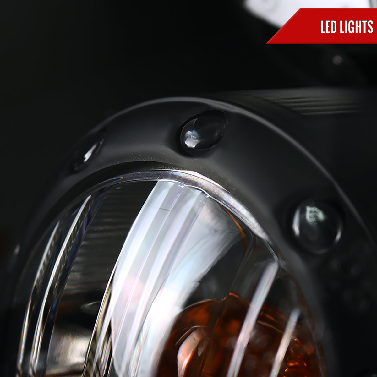 2007-2015 Mini Cooper R55 R56 R57 R58 R59 Single Halo Projector Headlights (Matte Black Housing/Clear Lens)
