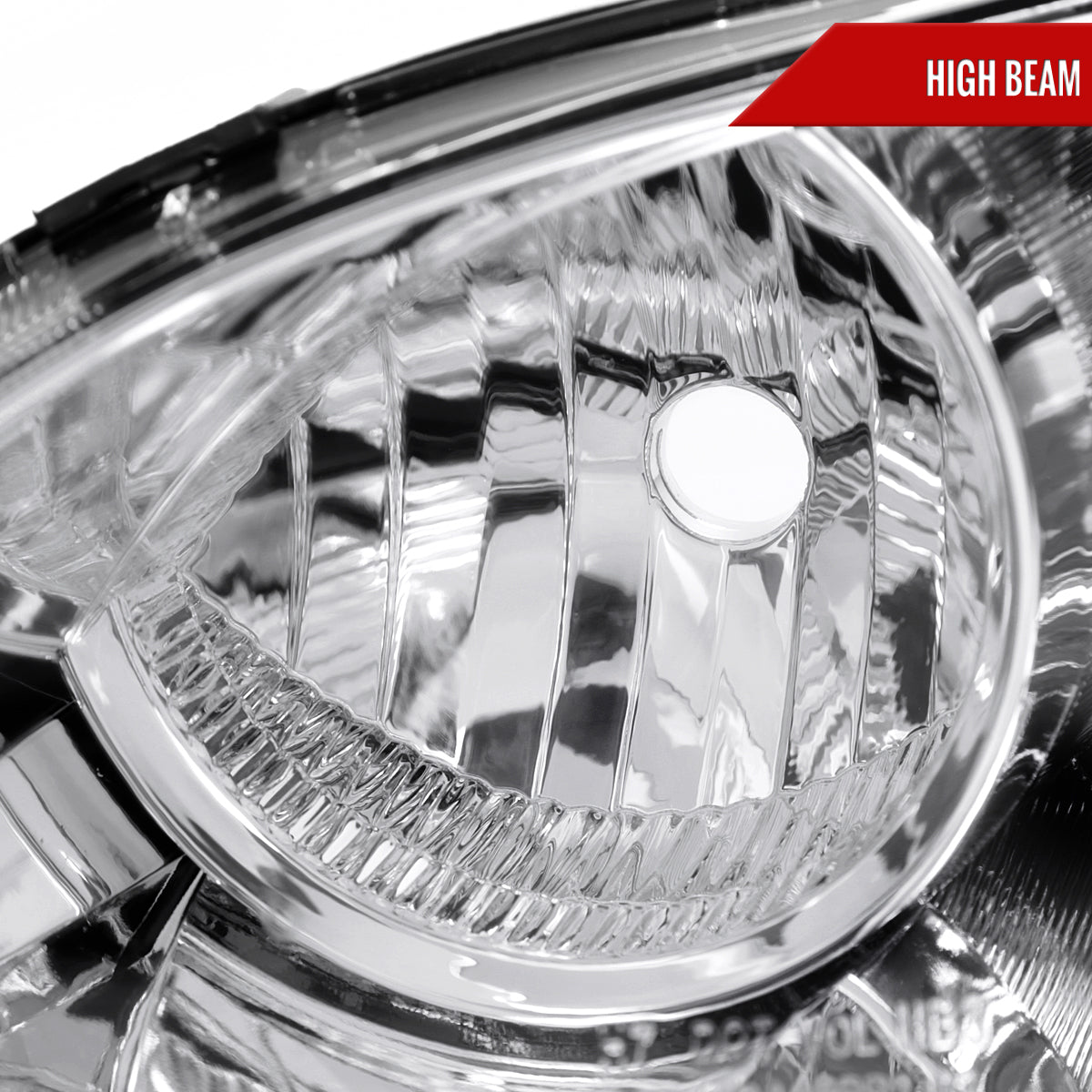 2004-2009 Mazda 3 Sedan Projector Style Headlights (Chrome Housing/Clear Lens)