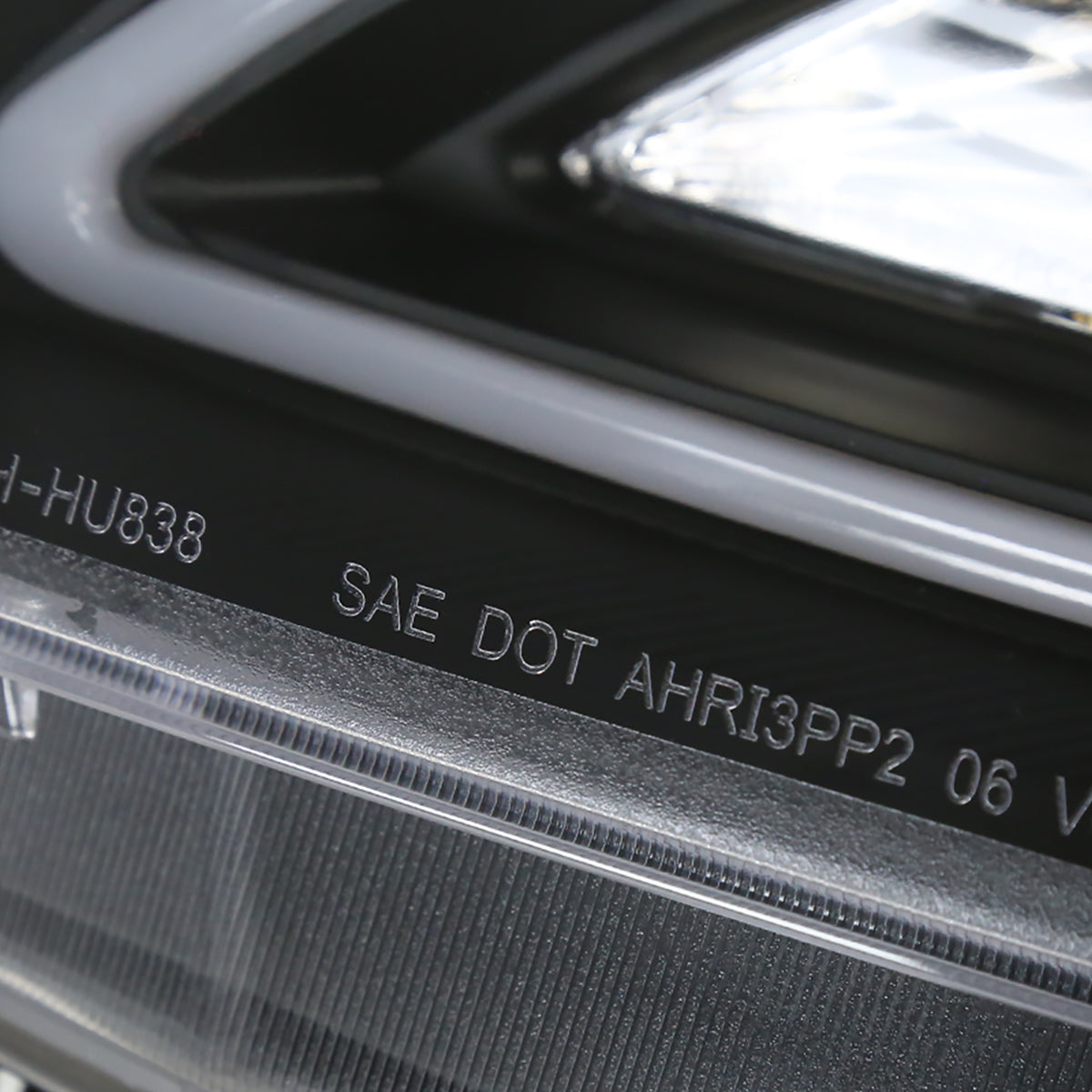 2010-2013 Mazda 3 Projector Headlights w/ LED Light Strip (Matte Black Housing/Clear Lens)