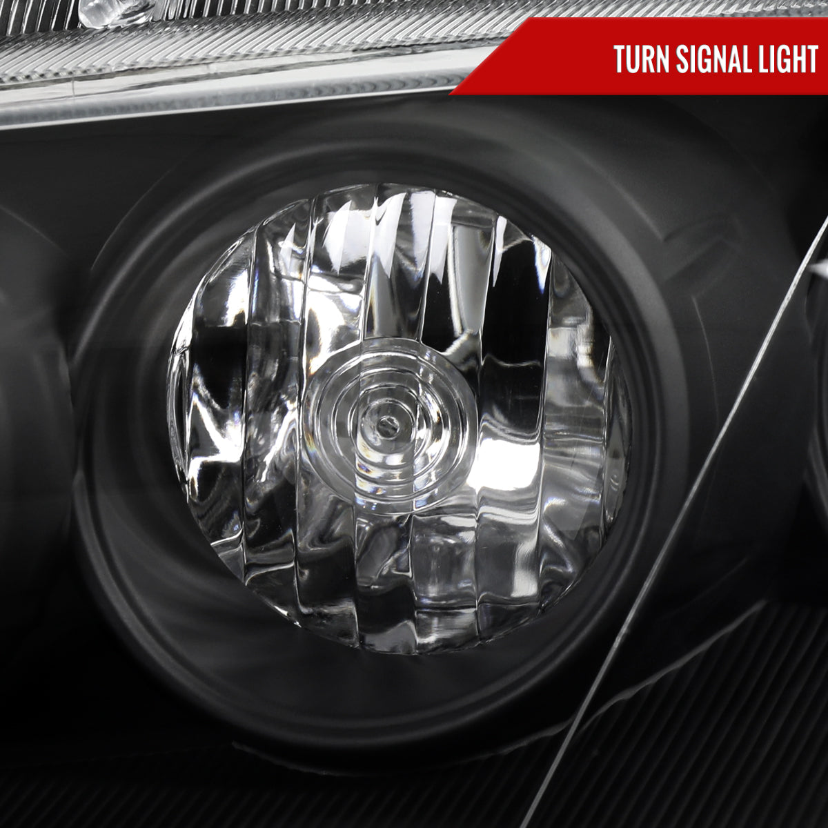 2003-2005 Mazda 6 Factory Style Projector Headlights (Matte Black Housing/Clear Lens)