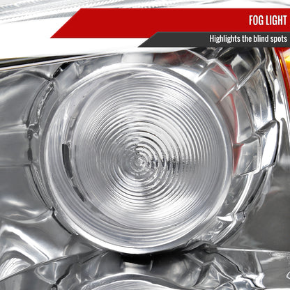 2006-2008 Honda Pilot Projector Style Headlights (Chrome Housing/Clear Lens)