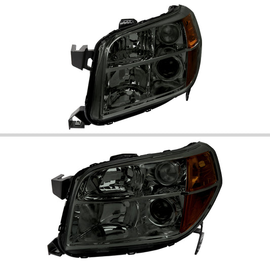 2006-2008 Honda Pilot Projector Style Headlights (Chrome Housing/Smoked Lens)