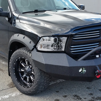 2009-2018 Dodge RAM 1500 / 2019-2021 RAM Classic / 2010-2018 RAM 2500 3500 Dual Halo Projector Headlights (Chrome Housing/Clear Lens)