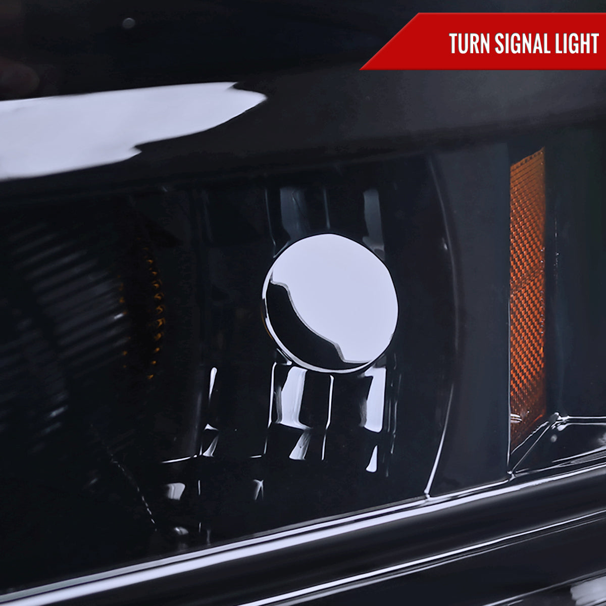 2009-2018 Dodge RAM 1500 / 2019-2021 RAM Classic / 2010-2018 RAM 2500 3500 Dual Halo Projector Headlights (Glossy Black Housing/Smoked Lens)