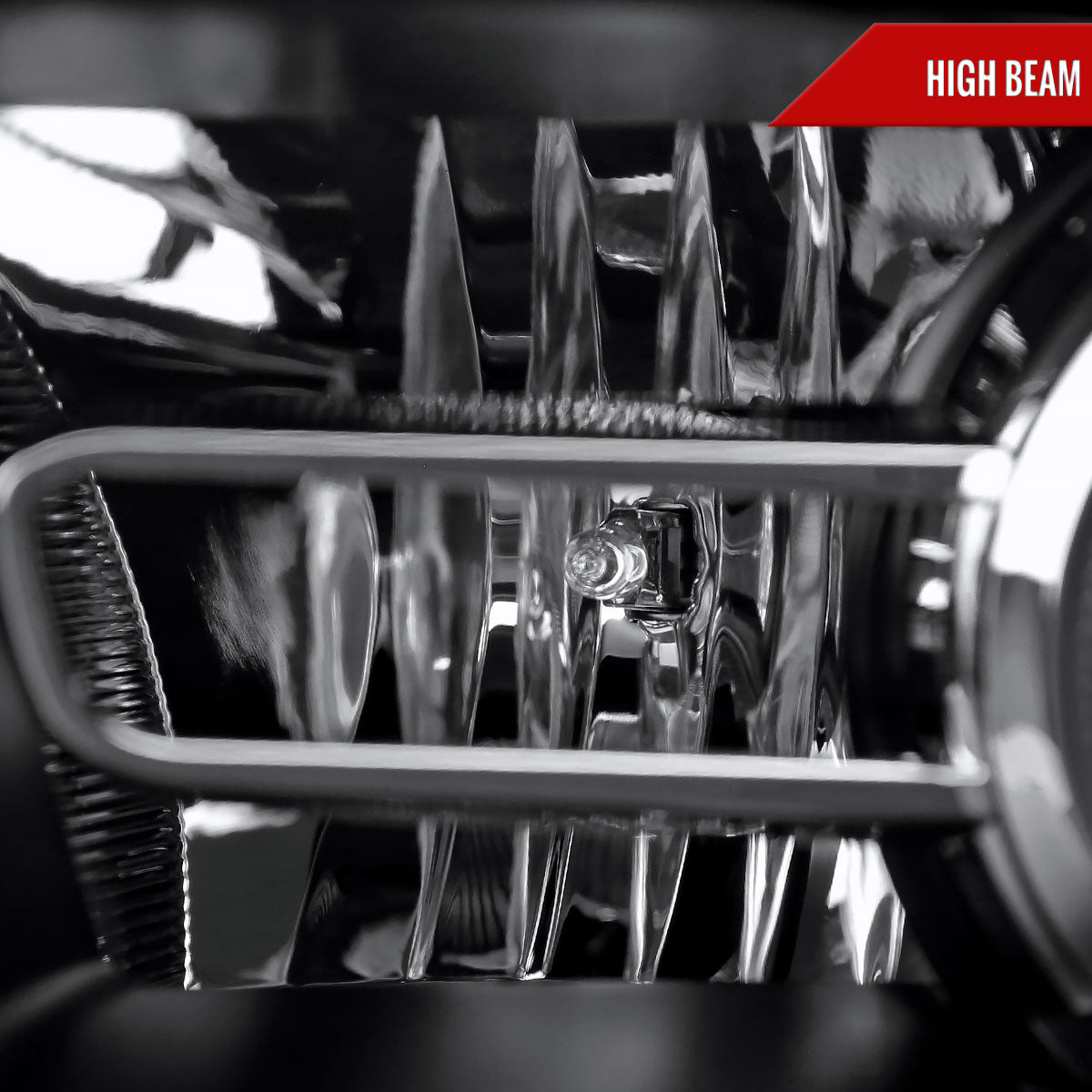 2009-2018 Dodge RAM 1500 / 2019-2021 RAM Classic / 2010-2018 RAM 2500 3500 Switchback Sequential LED Bar Projector Headlights (Matte Black Housing/Clear Lens)