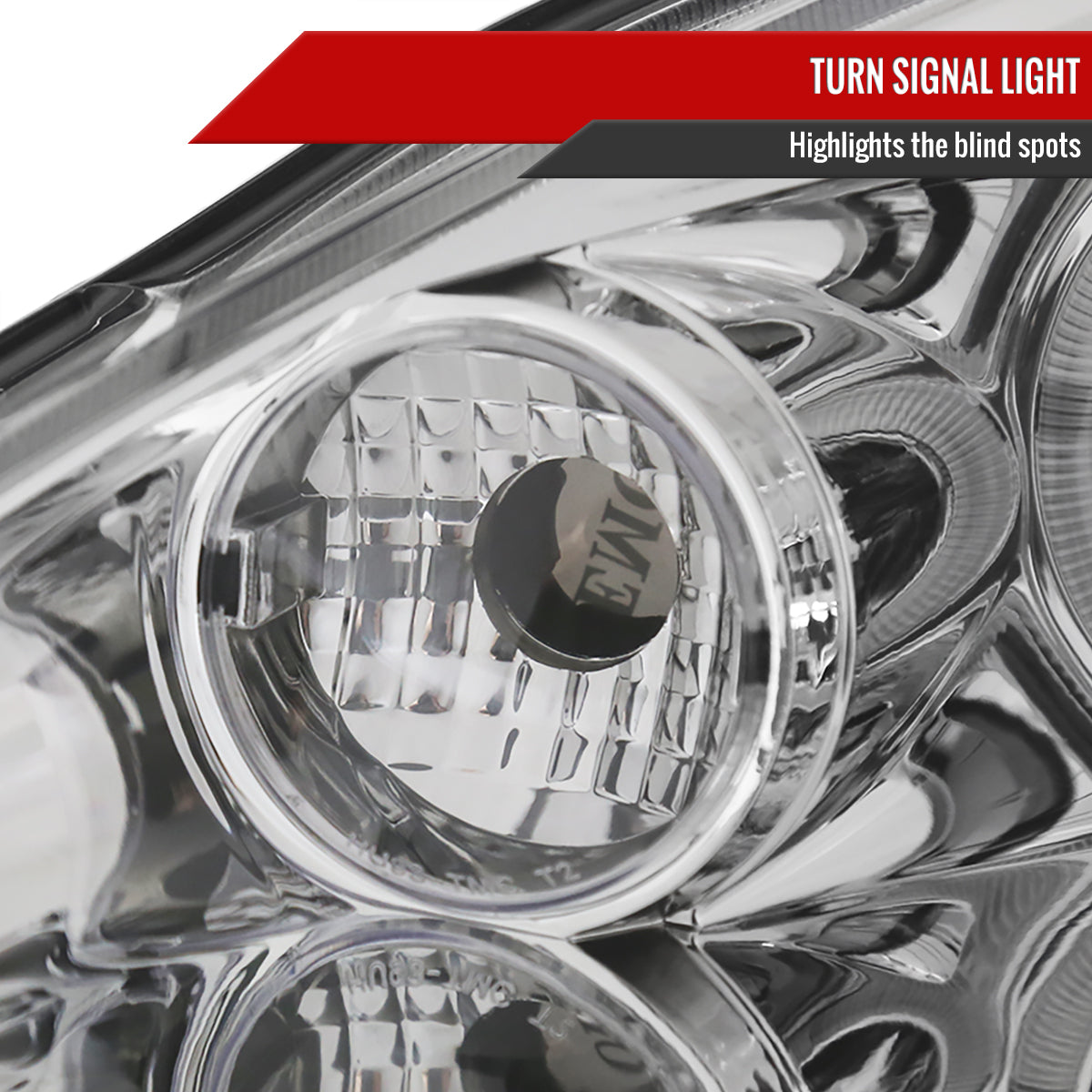 2002-2004 Acura RSX Dual Halo Projector Headlights (Chrome Housing/Clear Lens)