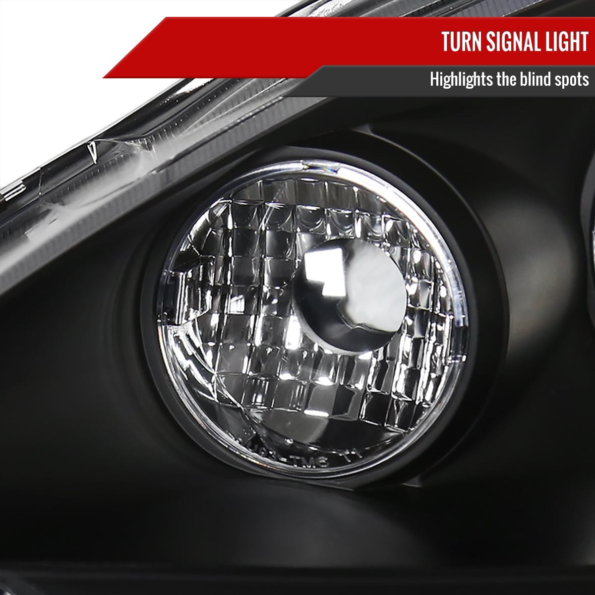 2002-2004 Acura RSX Dual Halo Projector Headlights (Matte Black Housing/Clear Lens)