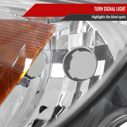 2004-2009 Honda S2000 AP2 Dual Halo Projector Headlights (Chrome Housing/Clear Lens)