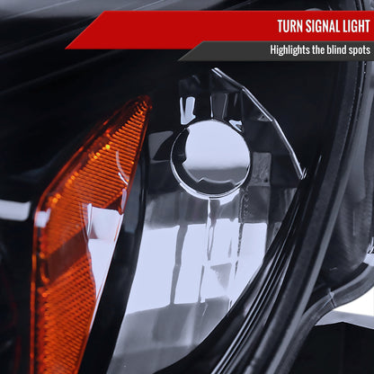 2004-2009 Honda S2000 AP2 Dual Halo Projector Headlights (Glossy Black Housing/Smoked Lens)