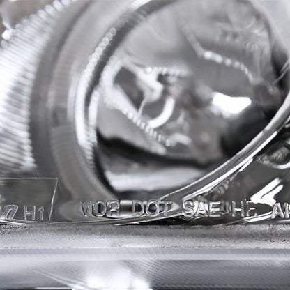 2004-2006 Nissan Sentra Dual Halo Projector Headlights (Chrome Housing/Clear Lens)