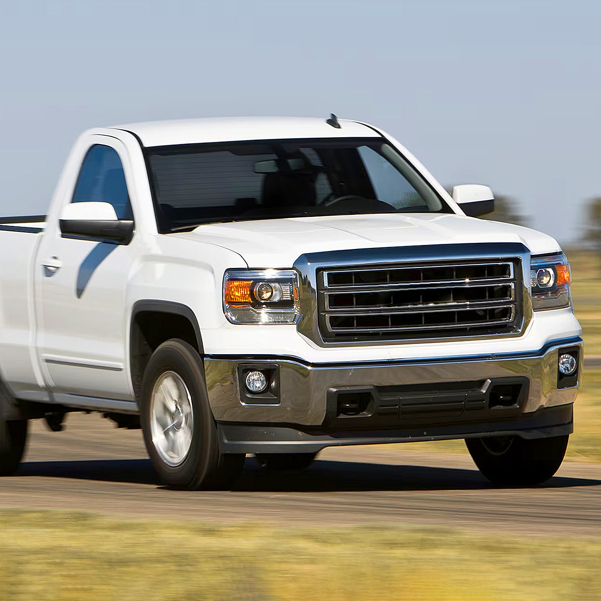 2014-2019 GMC Sierra 1500/2500 HD/3500 HD Projector Headlights (Chrome Housing/Clear Lens)