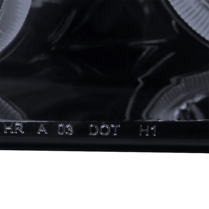 2002-2006 Chevrolet Avalanche/ 2003-2007 Silverado Dual Halo Projector Headlights (Glossy Black Housing/Smoked Lens)