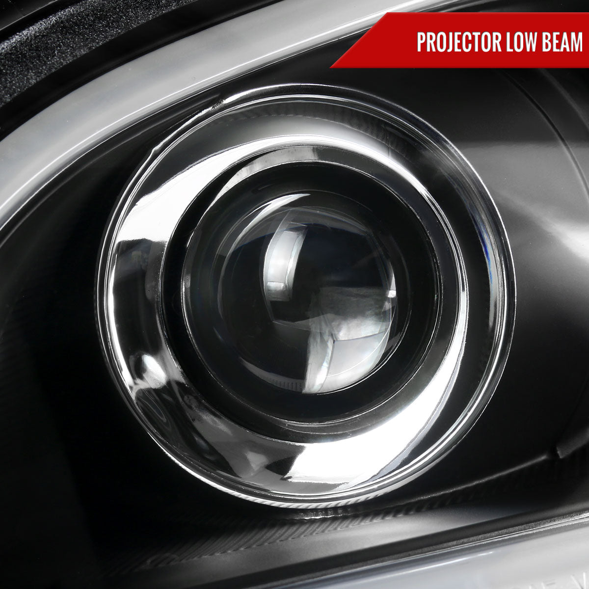 2010-2011 Kia Soul Projector Headlights w/ LED Light Bar & LED Turn Signal Lights (Matte Black Housing/Clear Lens)
