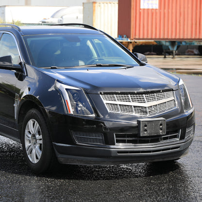 2010-2016 Cadillac SRX Projector Headlights w/ Switchback Sequential Turn Signal LED Bar (Matte Black Housing/Clear Lens)