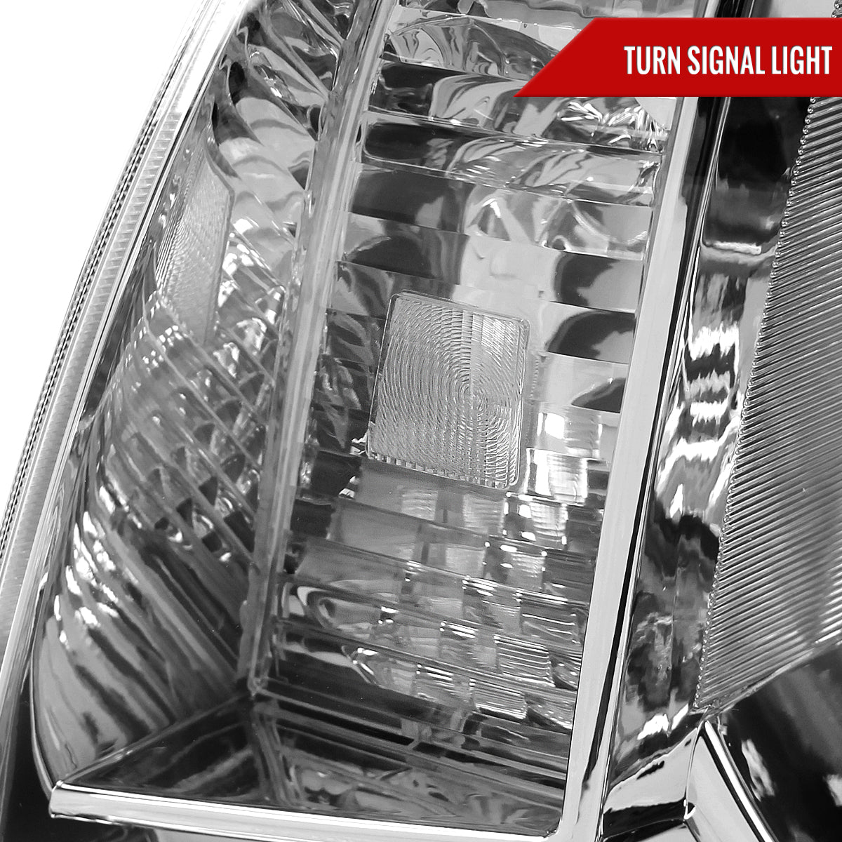 2005-2011 Toyota Tacoma Retro Style Projector Headlights (Chrome Housing/Clear Lens)