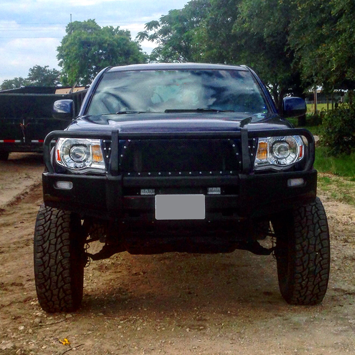 2005-2011 Toyota Tacoma Retro Style Projector Headlights (Chrome Housing/Clear Lens)