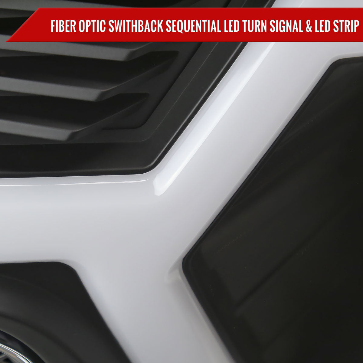 2012-2015 Toyota Tacoma Switchback Sequential LED Bar Projector Headlights (Matte Black Housing/Clear Lens)