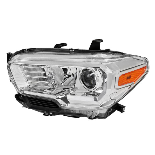 2016-2023 Toyota Tacoma Chrome Housing Clear Lens Projector Headlight - Driver Side Only