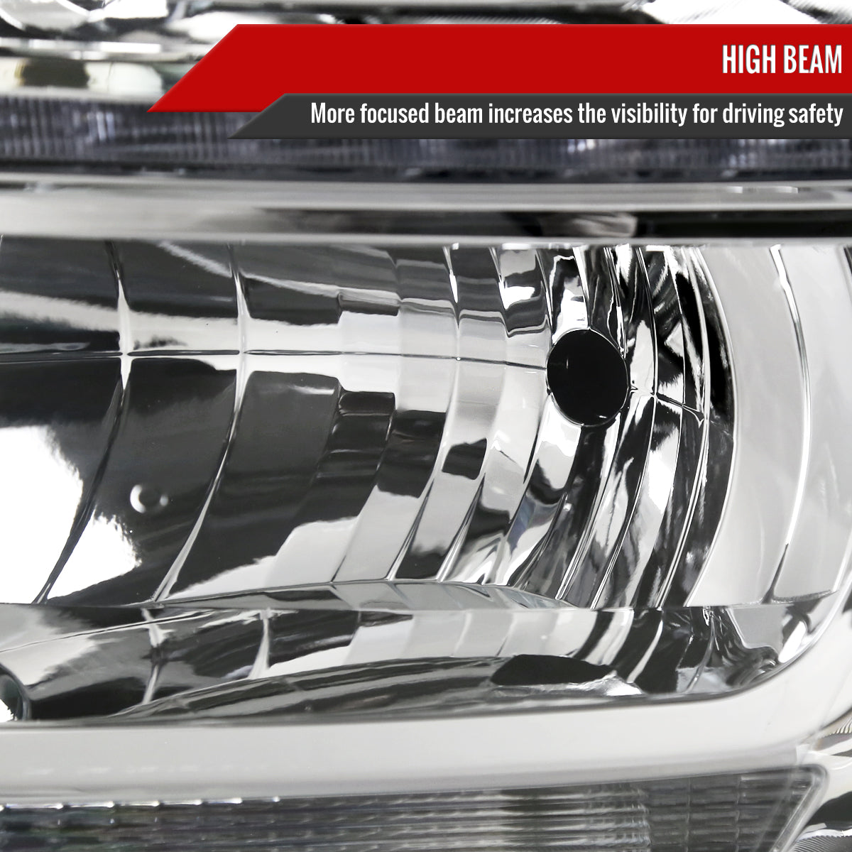 2015-2020 Chevrolet Tahoe Suburban/ 2016-2019 Suburban 3500HD Projector Headlights w/ LED Light Strip (Chrome Housing/Clear Lens)
