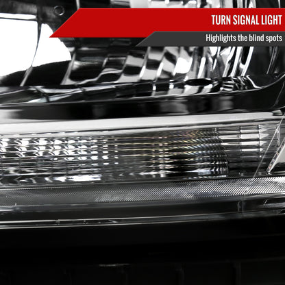 2015-2020 Chevrolet Tahoe Suburban/ 2016-2019 Suburban 3500HD Projector Headlights w/ LED Light Strip (Chrome Housing/Clear Lens)