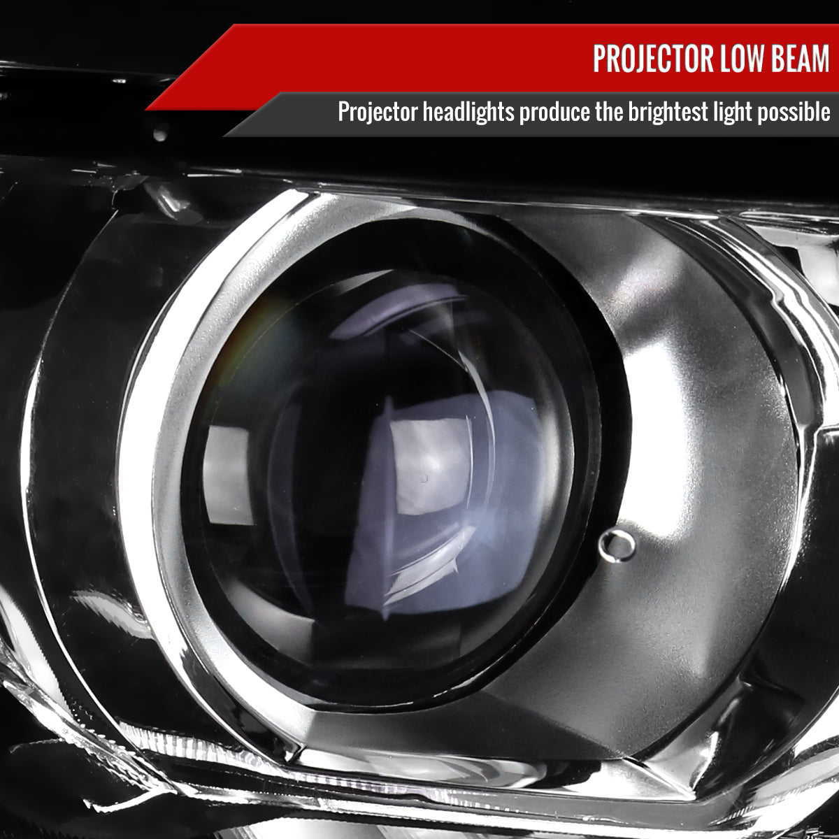 2015-2020 Chevrolet Tahoe Suburban/ 2016-2019 Suburban 3500HD LED Light Strip Projector Headlight - Passenger Side Only (Matte Black Housing Clear Lens)