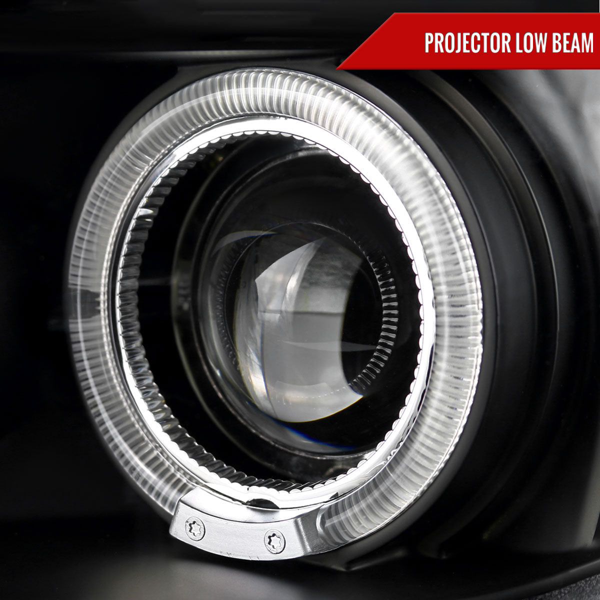 2005-2010 Scion tC Dual Halo Projector Headlights (Matte Black Housing/Clear Lens)