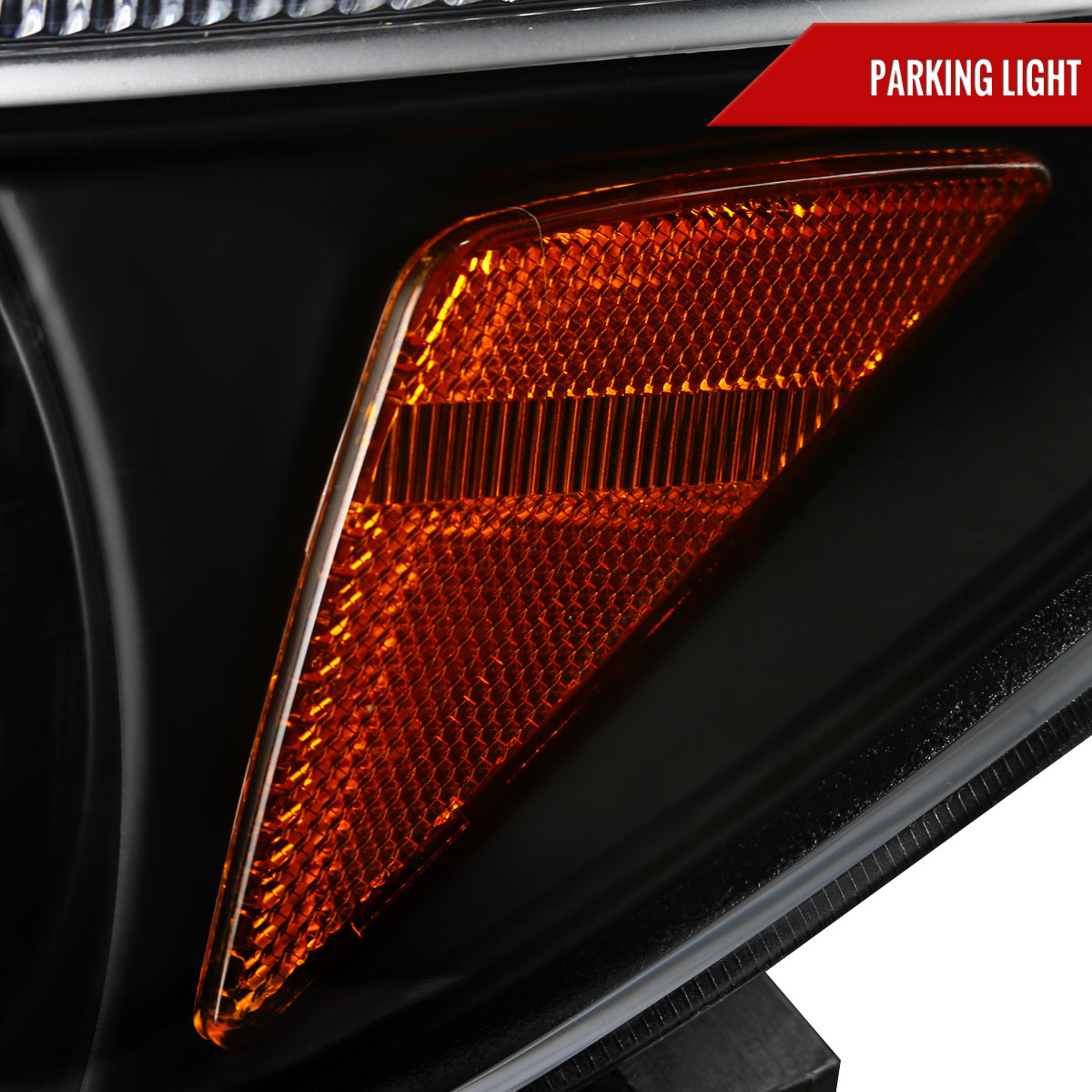 2005-2010 Scion tC Dual Halo Projector Headlights (Matte Black Housing/Clear Lens)