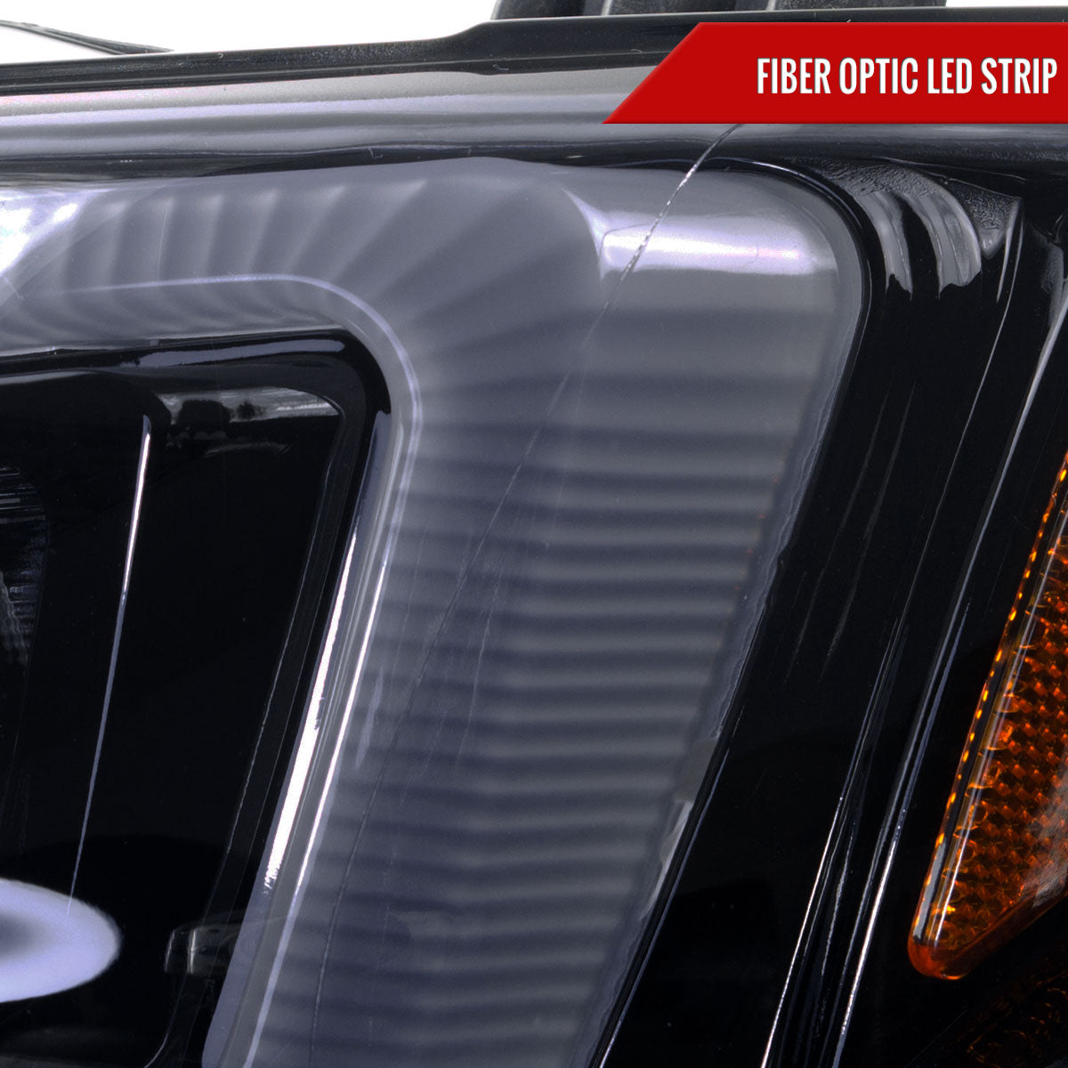 2011-2013 Scion tC LED Bar Projector Headlights w/ LED Turn Signal Lights (Glossy Black Housing/Smoked Lens)