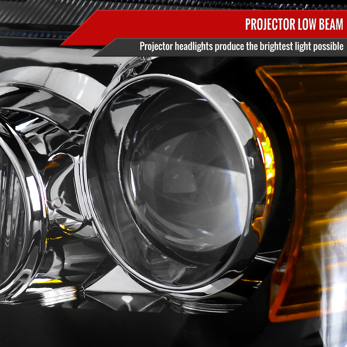 2004-2005 Acura TSX Projector Headlights (Matte Black Housing/Clear Lens)