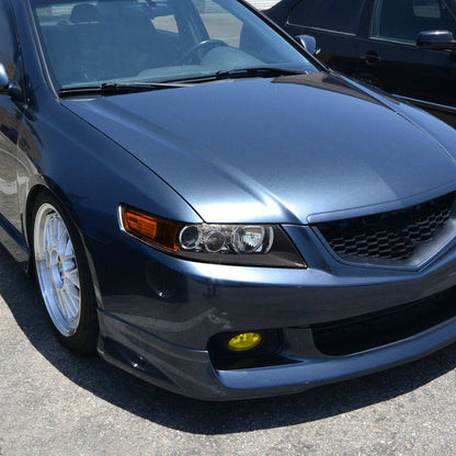 2004-2005 Acura TSX Projector Headlights (Matte Black Housing/Clear Lens)