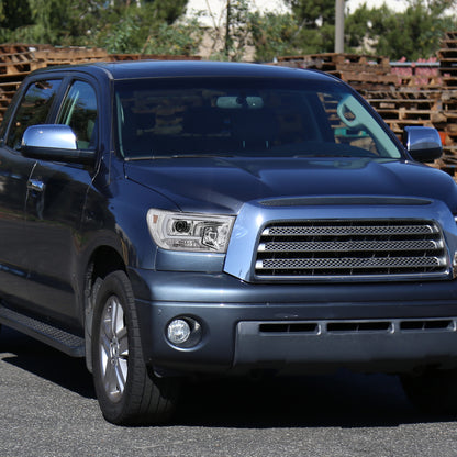 2007-2013 Toyota Tundra/ 2008-2017 Sequoia LED C-Bar Projector Headlights (Chrome Housing/Clear Lens)