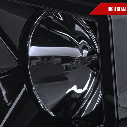 2007-2013 Toyota Tundra/ 2008-2017 Sequoia LED C-Bar Projector Headlights (Glossy Black Housing/Smoked Lens)