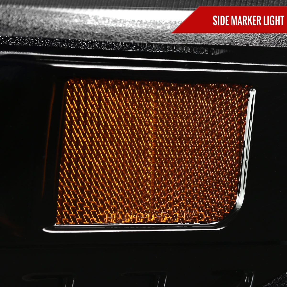 2014-2021 Toyota Tundra LED C-Bar Projector Headlights w/ LED Turn Signal Lights  (Glossy Black Housing/Clear Lens)