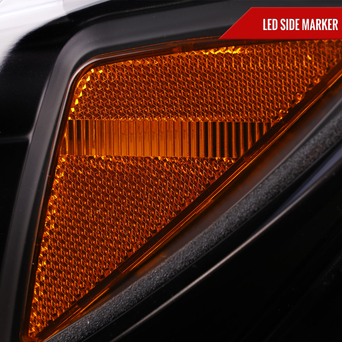 2015-2018 Mercedes-Benz C-Class W205 Switchback Sequential Turn Signal Projector Headlights (Matte Black Housing/Clear Lens)