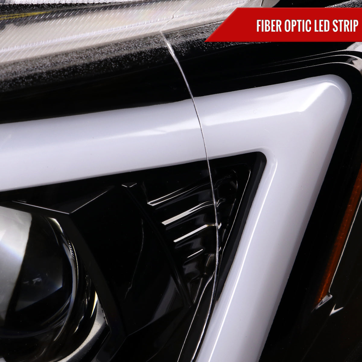 2006-2007 Subaru Impreza WRX STI LED Bar Sequential Turn Signal Projector Headlights (Glossy Black Housing/Clear Lens)