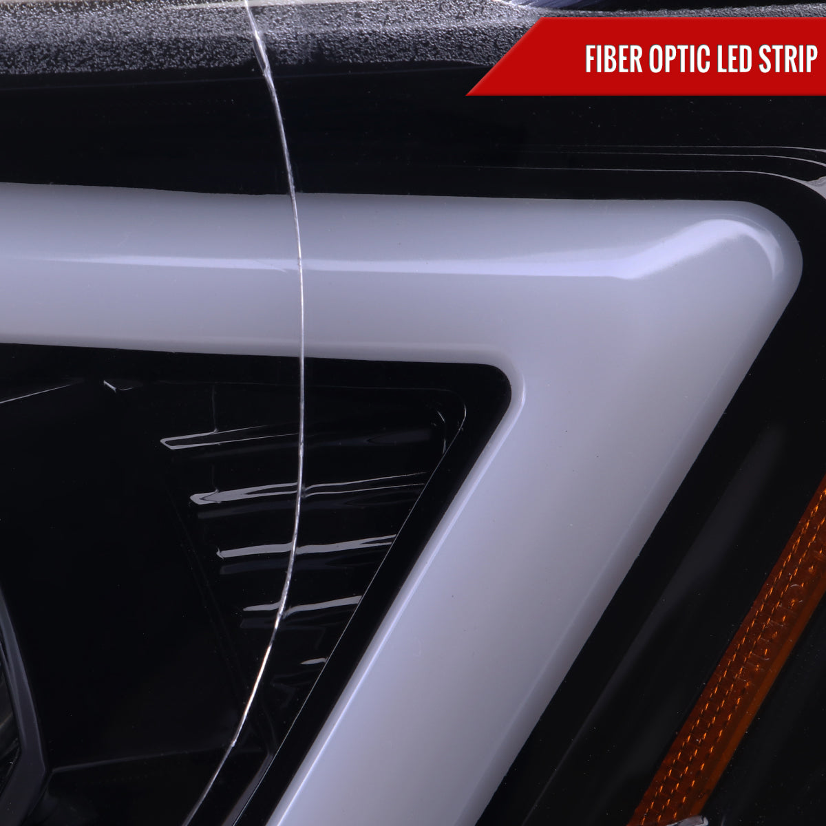 2006-2007 Subaru Impreza WRX STI LED Bar Sequential Turn Signal Projector Headlights (Glossy Black Housing/Smoked Lens)