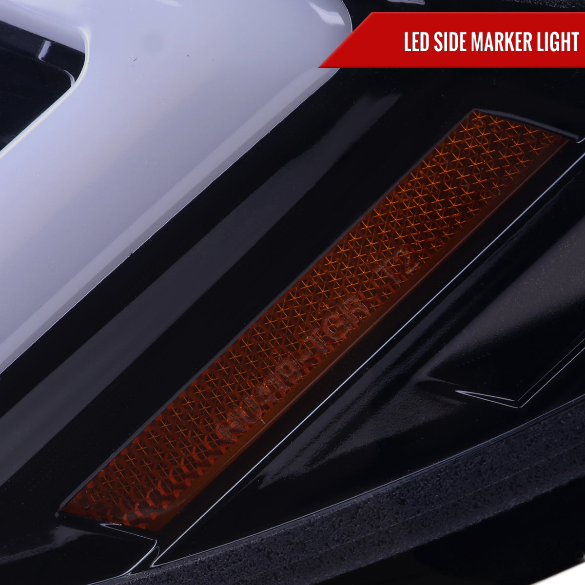 2006-2007 Subaru Impreza WRX STI LED Bar Sequential Turn Signal Projector Headlights (Glossy Black Housing/Smoked Lens)