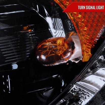 2006-2007 Subaru Impreza WRX/STI Projector Headlights w/ LED Light Strip (Glossy Black Housing/Smoked Lens)