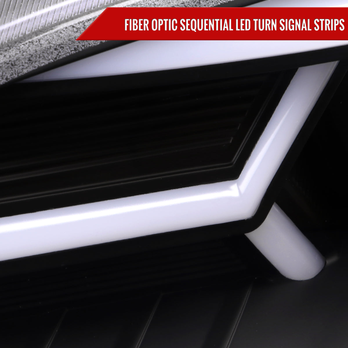 2006-2007 Subaru Impreza WRX STI LED Bar Sequential Turn Signal Projector Headlights (Matte Black Housing/Clear Lens)