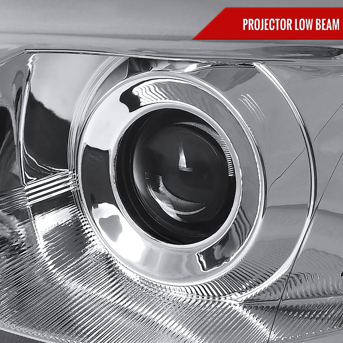 2008-2014 Subaru Impreza WRX/ 2008-2011 Outback Sport LED Bar Projector Headlights (Chrome Housing/Clear Lens)