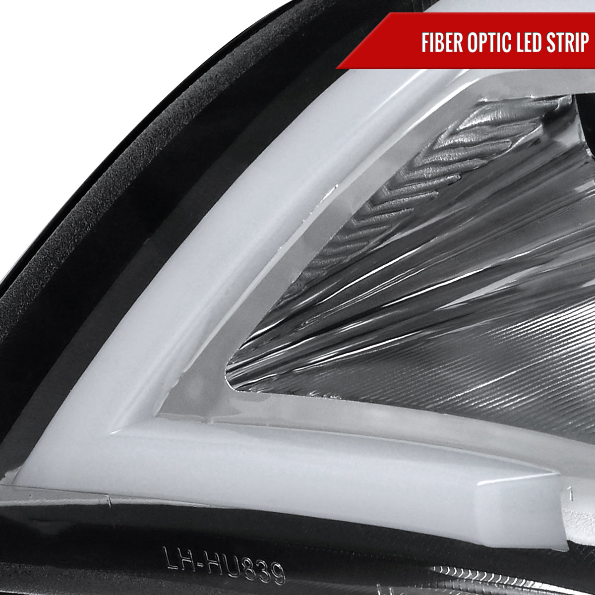 2008-2014 Subaru Impreza WRX/ 2008-2011 Outback Sport LED Bar Projector Headlights (Chrome Housing/Clear Lens)