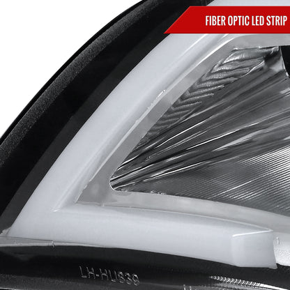 2008-2014 Subaru Impreza WRX/ 2008-2011 Outback Sport LED Bar Projector Headlights (Chrome Housing/Clear Lens)