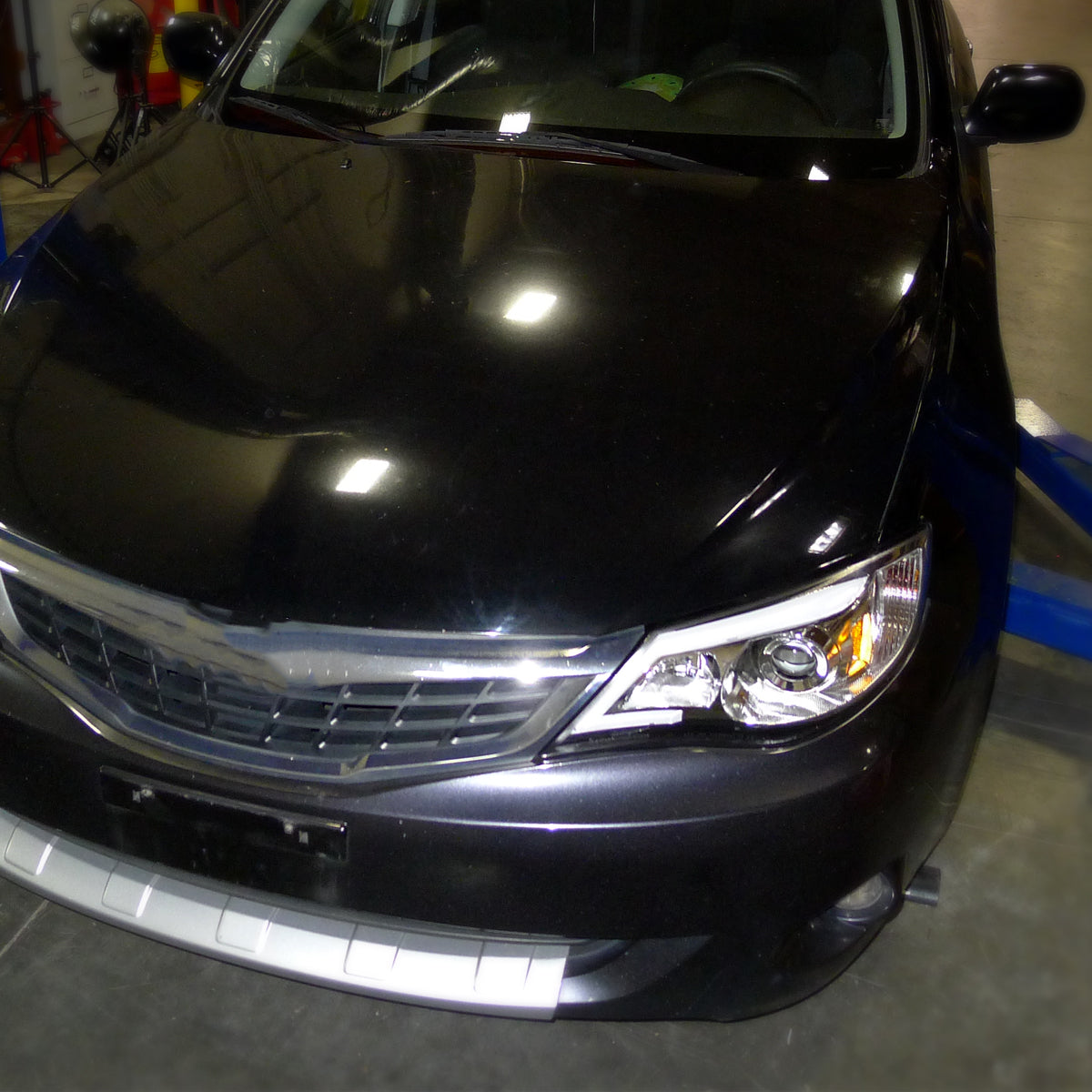 2008-2014 Subaru Impreza WRX/ 2008-2011 Outback Sport LED Bar Projector Headlights (Chrome Housing/Clear Lens)