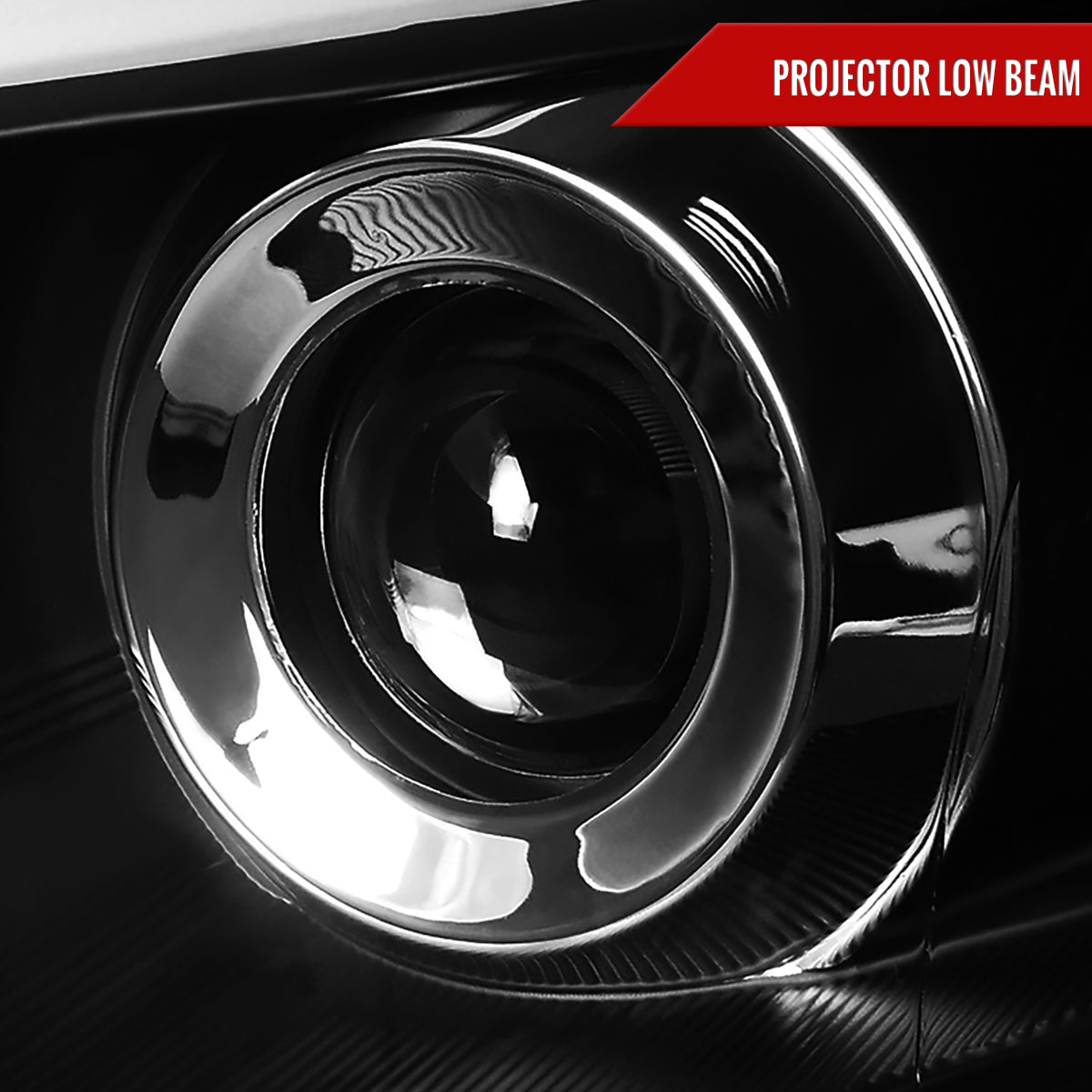 2008-2014 Subaru Impreza WRX / 2008-2011 Outback Sport LED Bar Projector Headlights (Matte Black Housing/Clear Lens)