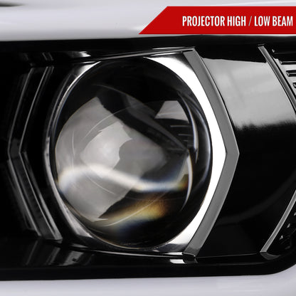 2015-2021 Subaru Impreza WRX/STI LED Bar Sequential Turn Signal (Glossy Black Housing/Clear Lens)